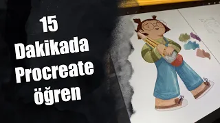 15 dakikada PROCREATE öğrenin (procreate 101- PART 1)