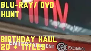 BLU-RAY / DVD HUNT : BIRTHDAY HAUL