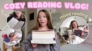 reading vlog 🧣🎧📖 cozy *mood* read with me for a week (spoiler free)