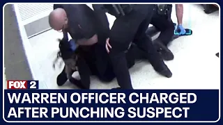Warren officer charged for alleged excessive force on carjacking suspect on video