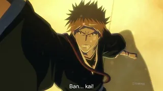 First Time Ichigo Goes Bankai in TYBW