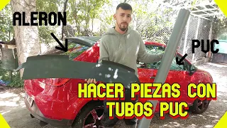 hacemos un aleron de un tubo de pvc