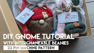 Addi 22 Pin Gnome Knitting Tutorial