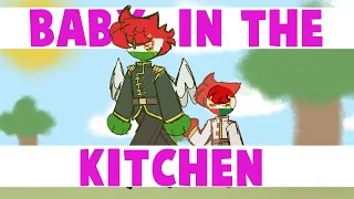 BABY IN THE KITCHEN// "animation" meme// countryhumans