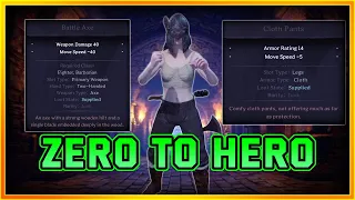 Solo Barb Zero to Hero (Level 1 to Pathfinder in 5 Hours) | Dark and Darker
