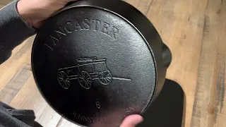 Cast Iron Wednesday: Lancaster No.8 a worthy competitor to Field Company No. 8?