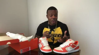 Nike Dunk Low PRM SB "Orange Box" unboxing by @ShaFitness_Customs