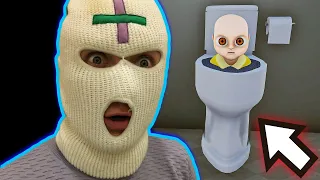 SKIBIDI TOILET СРАЖЕНИЯ С ЛЫСЫМ СКИБИДИСТОМ ! ИГРА The Baby In Yellow