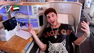 MY INSANE $15,000 AIRPLANE SEAT!! (I'M IN DUBAI)