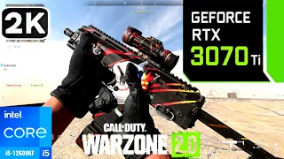 COD : Warzone 2.0 ( 1440p Competitive Settings No Dlss ) Rtx 3070 ti + i5 12600kf