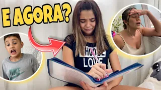 MINHA FILHA TIROU ZERO NA PROVA! *novelinha*