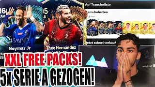 WAS FÜR FREE PACKS!!😍 5x SERIE A TOTS GEZOGEN!!😱 HEFTIGE SPIELER LEAKS!!😳 EA FC 24