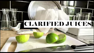 Clarified Lime Juice