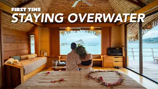 FIRST TIME in an Overwater Bungalow at Le Taha’a | French Polynesia Honeymoon Day 5