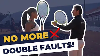 Get Rid of Double Faults: Serve Lesson with Patrick Mouratoglou