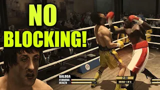 Rocky's First Pro Fight But He Can't Block!!