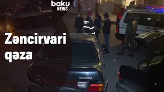 Şəkidə qəza baş verib, avtomobil çaya aşıb