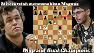 Alireza musnahkan Magnus Di Grand final CCT opening Gambit raja