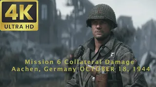 Call of Duty WW2 | Part 6 | Collateral Damage Aachen, Germany  Walkthrough Gameplay  COD World War2