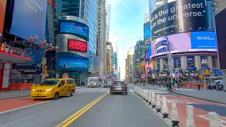 Driving DOWNTOWN New York City 4K | Midtown Manhattan (USA Drive)