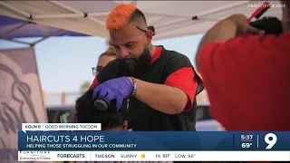 Be The Light Ministry hosts Haircuts 4 Hope in Tucson