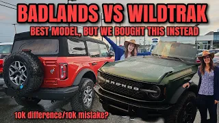 Ford Bronco Badlands VS Wildtrak. 10k difference a mistake?