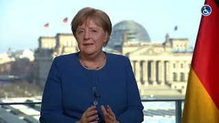Bundeskanzlerin Angela Merkel Coronavirus Fernsehansprache vom 18. März 2020