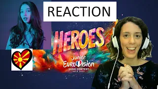 North Macedonia REACTION - Tamara Grujeska "Kazi mi, kazi mi koj" - Junior Eurovision 2023