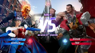 MARVEL VS  CAPCOM  INFINITE Morrigan & Ghost Rider (Arcade)