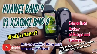 HUAWEI Band 9 VS Xiaomi Smartband 8 - Comparison Review