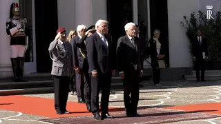 Mattarella incontra il Presidente della Repubblica Federale Tedesca a Villa Rosebery
