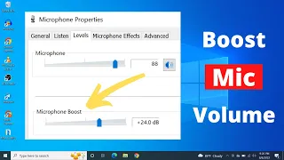 How to Increase Microphone Volume in Windows (2024) | BOOST Mic Volume