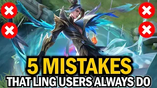 5 MISTAKES THAT LING USER ALWAYS DO?! | 5 KESALAHAN YG SERING DILAKUKAN USER LING!!