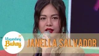 Janella Salvador reveals that she would cry before because she didn’t want to sing | Magandang Buhay