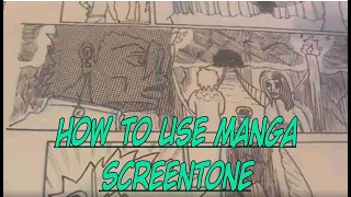How I Traditionally Screentone My Manga + Tips