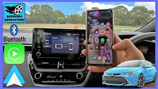 How to Bluetooth Connect to a Toyota Corolla Tutorial (Android Auto & Apple Car Play)