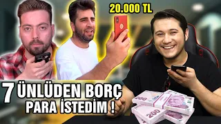 ÜNLÜLERDEN BORÇ PARA İSTEDİM ! Bilal Hancı ,Abbas Yanbasan,Fırat Sobutay,Uras benlioğlu