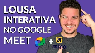 VIDEOCHAMADA com QUADRO ONLINE no Google Meet - Como usar a integração Meet + Miro