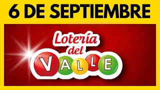 Resultado LOTERIA del VALLE MIERCOLES 6 de septiembre de 2023 💰🚨