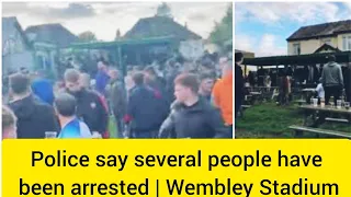 Shocking moment ‘100 German hooligans with weapons’ storm family pub near Wembley stadium | football