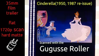 Cinderella (1950, 1987 re-issue) 35mm film trailer, flat hard matte, 1720p