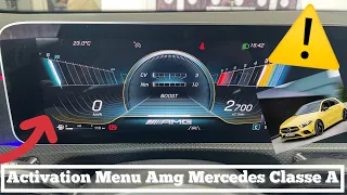 Activation Menu Amg sur Classe A W177