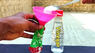 Balloon, Vinegar and Baking Soda Experiment Videos ||