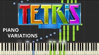 The Tetris Piano Variations (Synthesia + Sheets) || TedescoCreations