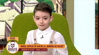 Rareș, copilul de aur de la "Românii au talent"