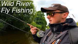 Fly Fishing on an Overgrown Wild Irish River for Brown Trout