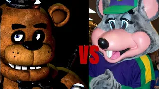 Similarities Between Five Nights at Freddy's and Chuck E. Cheese's