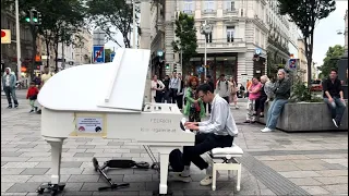 Patrick Watson - Je te laisserai des mots Live Cover on a Public Piano