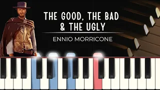 Ennio Morricone - The Good The Bad & The Ugly - Main Theme (MIDI +synthesia tutorial + piano sheets)