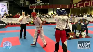 Alexandr Verner RUS v Emanuil Dimitrov BUL WAKO World Championships 2015